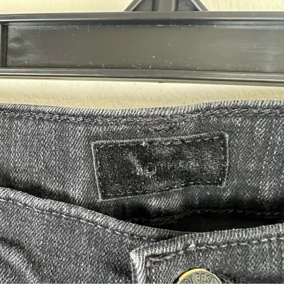 Mother Jeans High Waisted Rider Ankle Denim Jeans in Not Guilty Black Size 30 - Picture 5 of 10